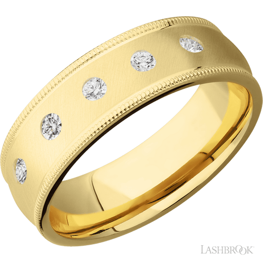 Lashbrook 14K Yellow Gold with Angle satin Finish